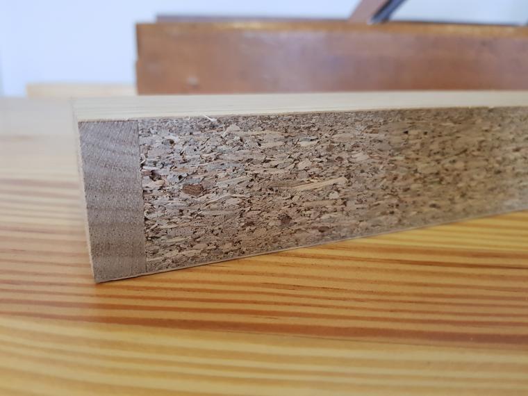 Solid shop oak veneer